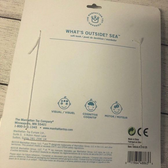 Manhattan Toys Soft Book New In Packaging Baby Turtle - Picture 2 of 3